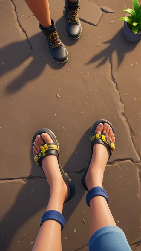 fortnite feet