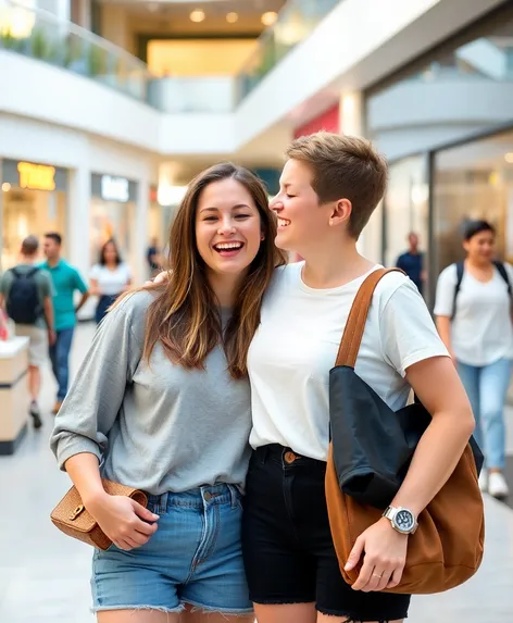 two friends talking young