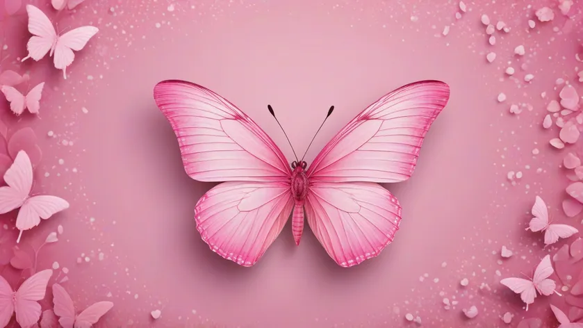 pink butterfly