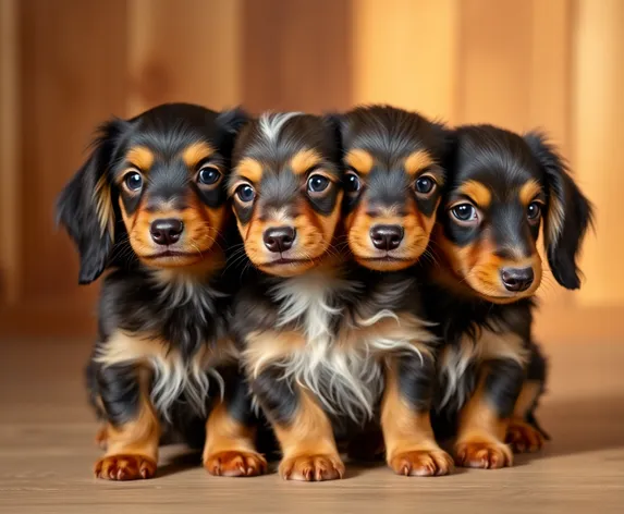 long haired mini dachshund