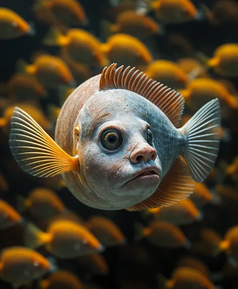 human face fish