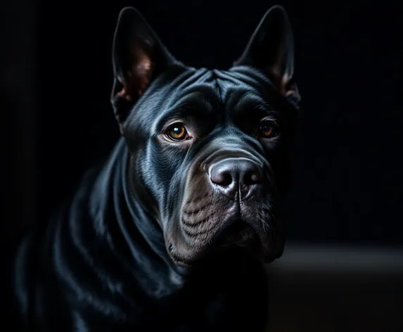 all black cane corso