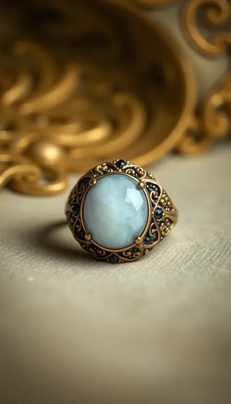 moon stone ring