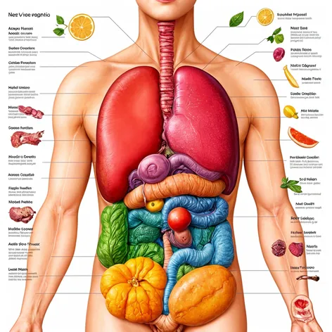 body map organs vs