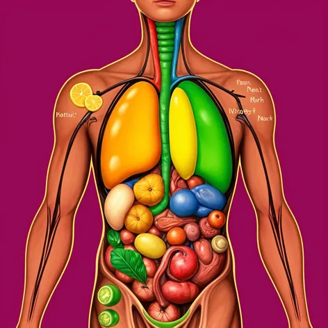 body map organs vs