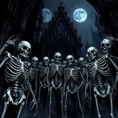 skeleton army art