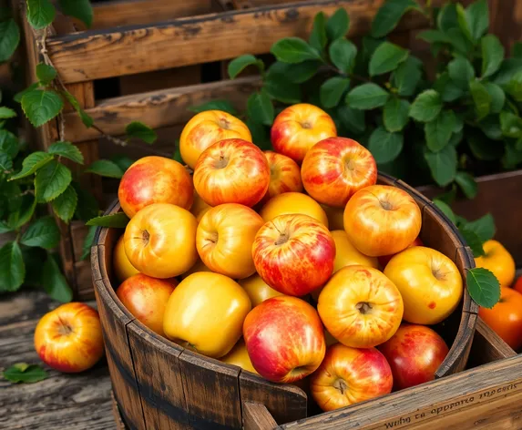 apples in a bushel