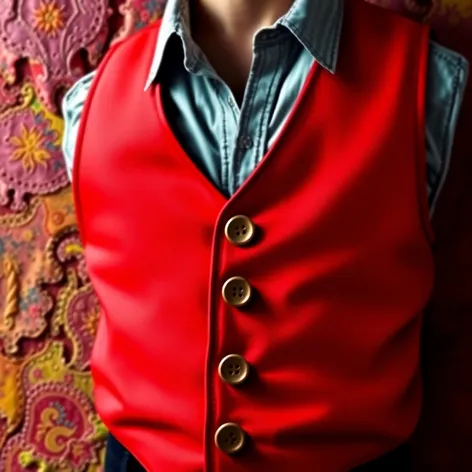 4 button over vest