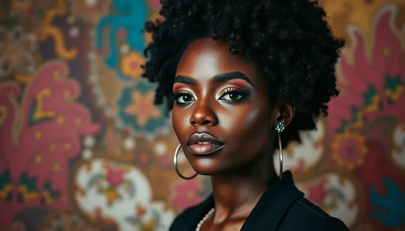 dark black beautiful women