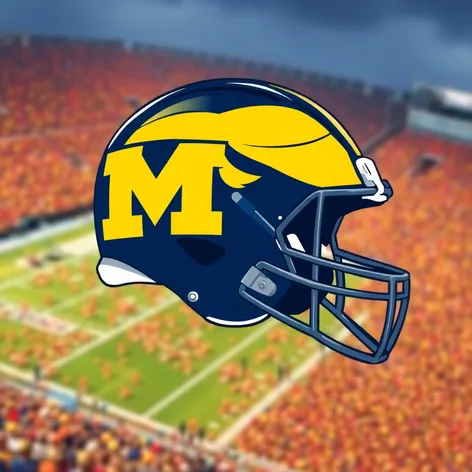 michigan football helmet