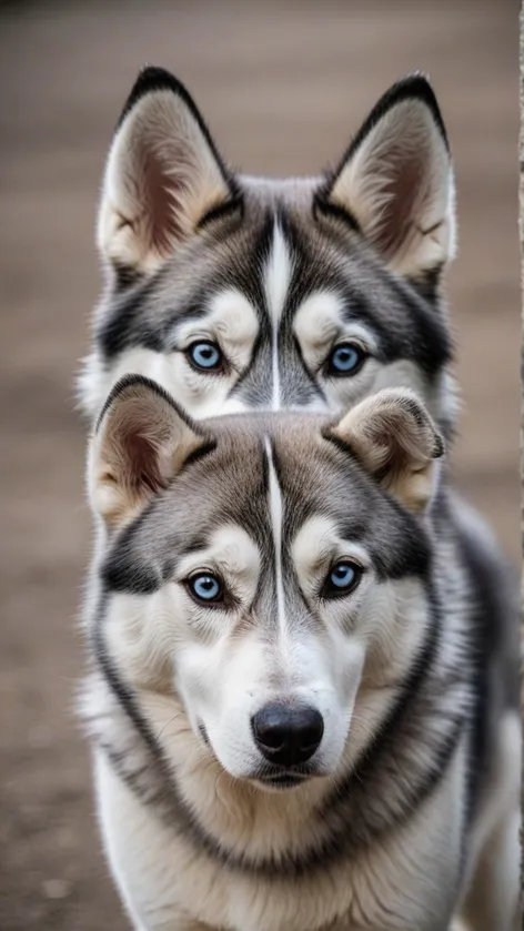 grey husky