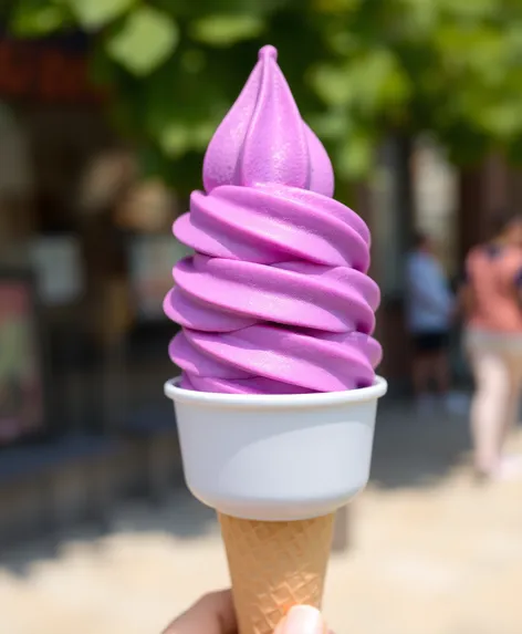 purple ice cream