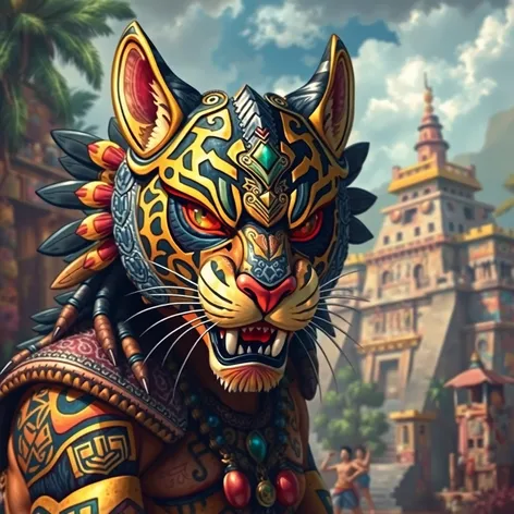 aztec jaguar warrior