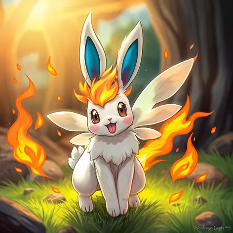 fire fairy pokemon bunny