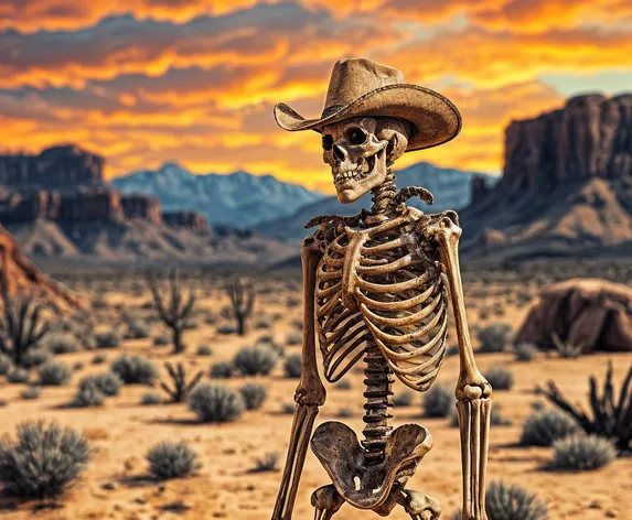 cowboy skeleton