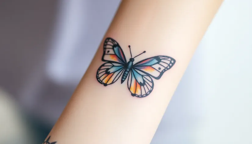 wrist butterfly tattoo designs