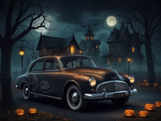 halloween car