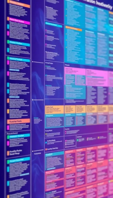 hierarchy with color codes