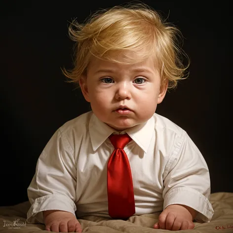 infant donald trump