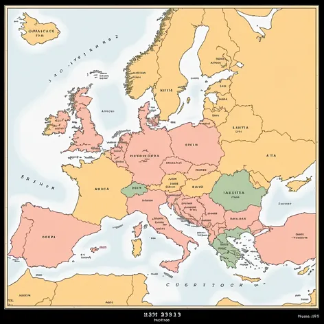 map of europe in