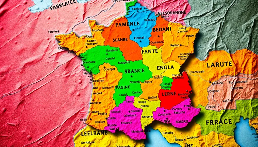 regions of france map