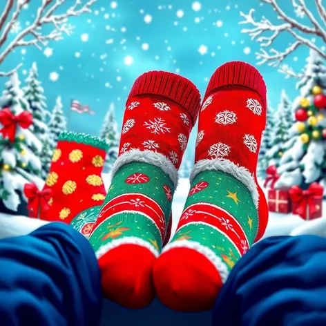 funny christmas socks