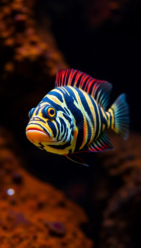 tiger oscar cichlid