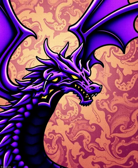 purple dragon logo