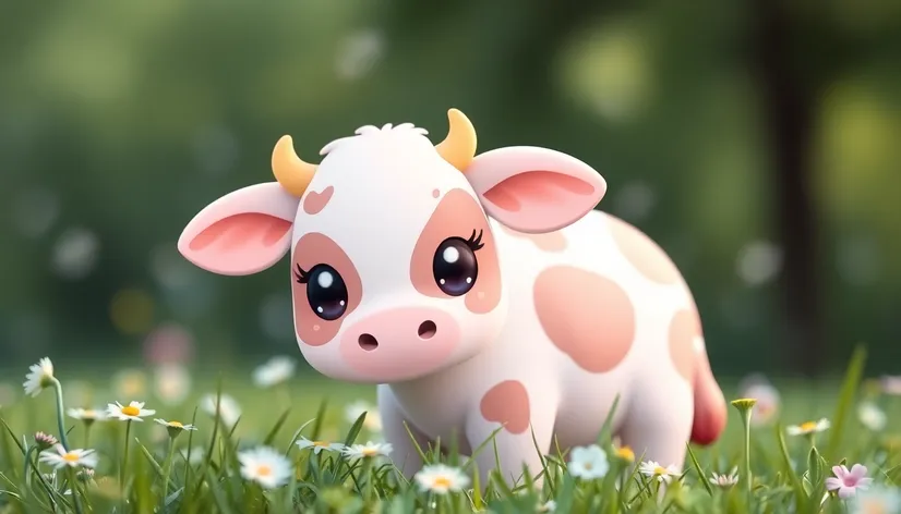 cute kawaii cow