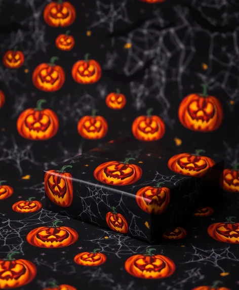 halloween wrapping paper