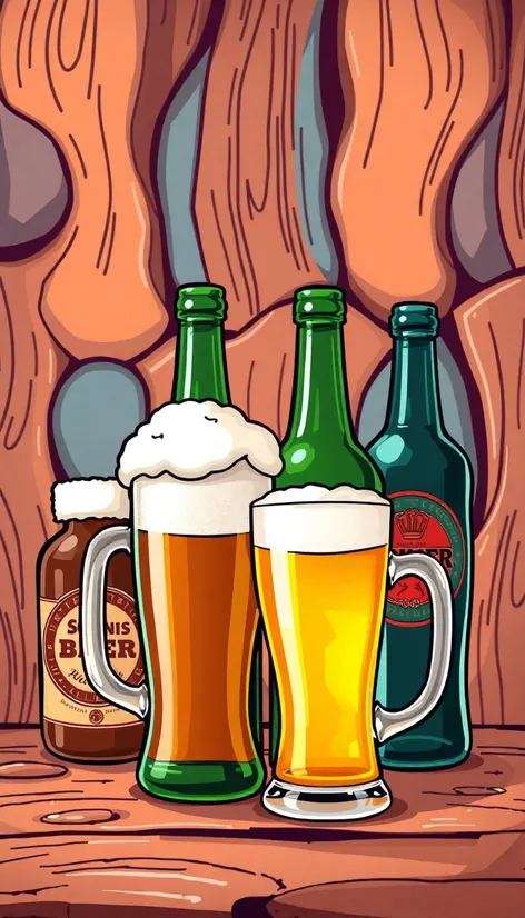 beer images cartoon