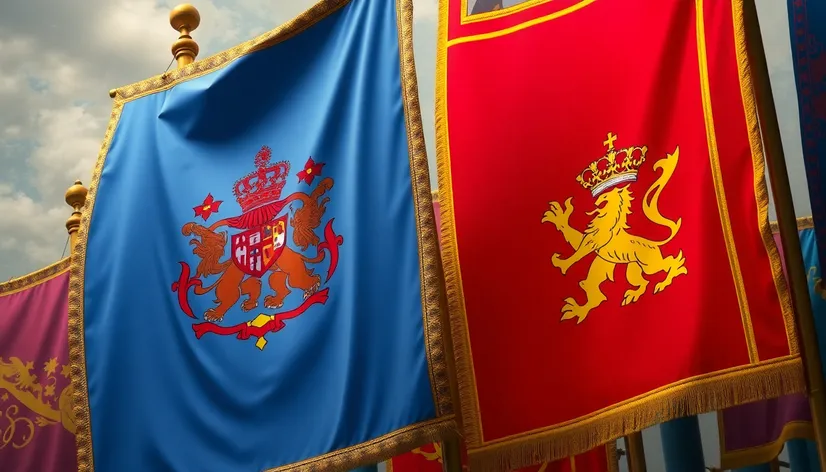 fictional medieval flags