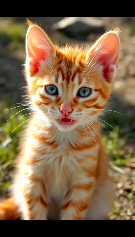 orange tabby kitten