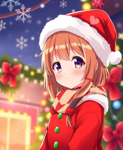 cute christmas anime