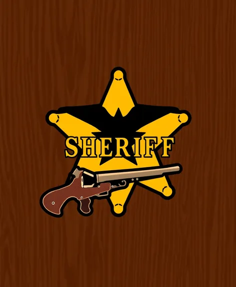 wild west sheriff star