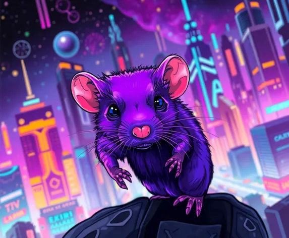 purple rat