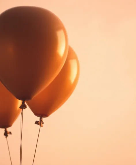 brown balloons