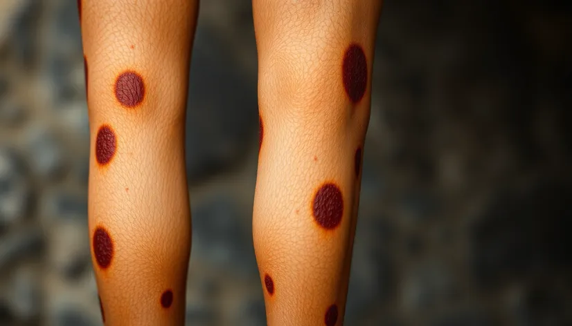 brown spots on legs