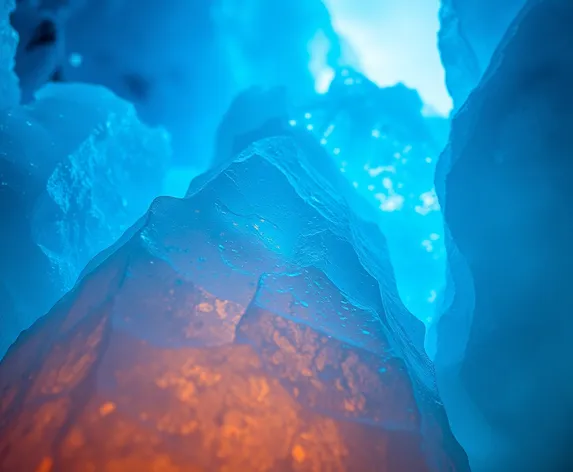 glorious ice close up