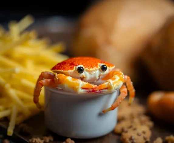 baby crab snack