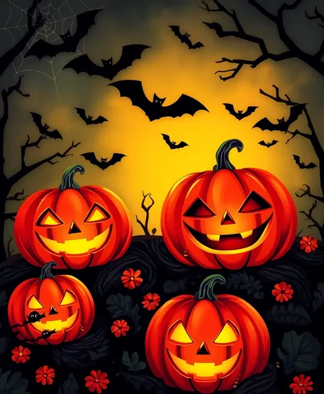 cute halloween background