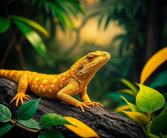 yellow spotted lizard