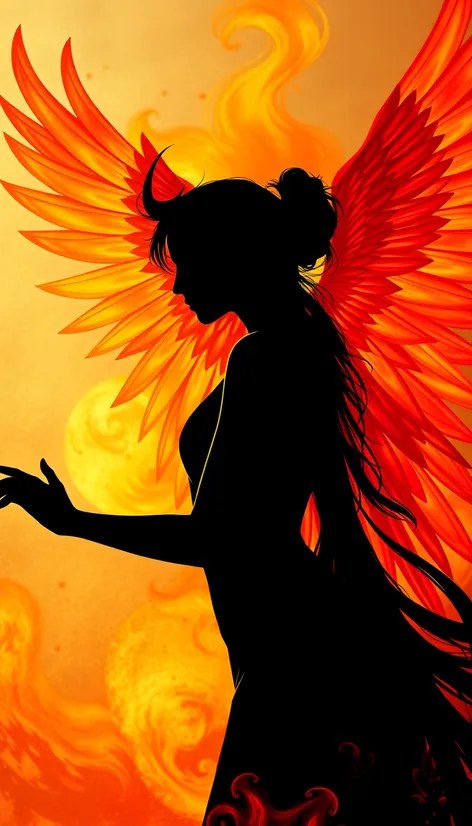 pheonix woman with wings