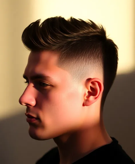 undercut haircut with fade