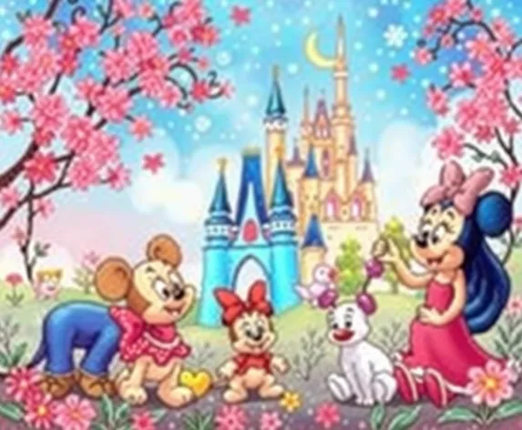 disney color by number