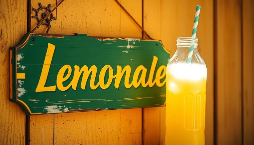 lemonade sign