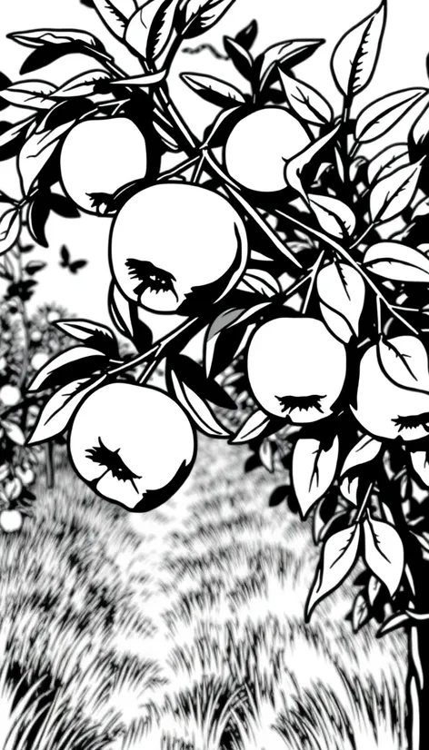 apple orchard clip art