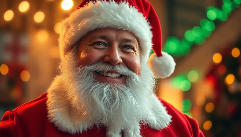 santa claus smiling