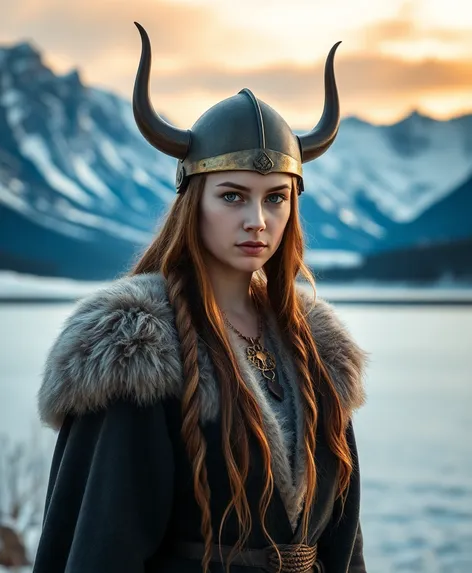 beautiful viking woman