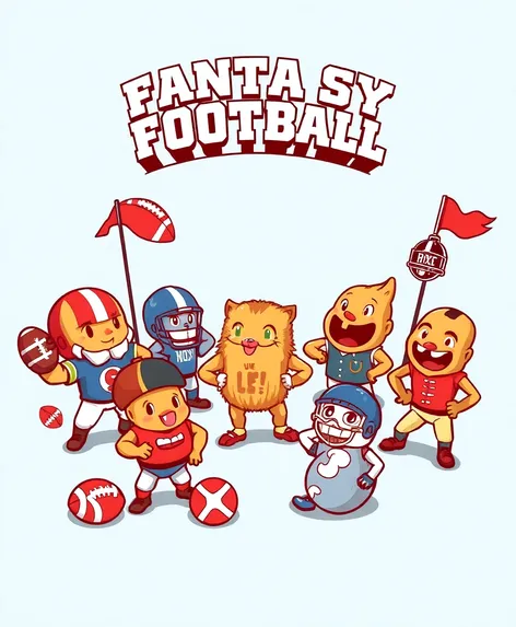 funny fantasy football logos